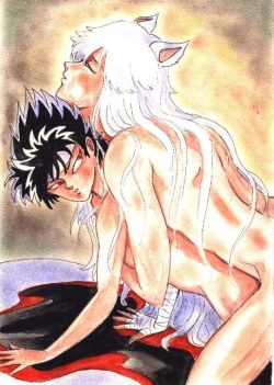 Kurama x Hiei page 1