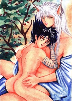 Kurama x Hiei page 8