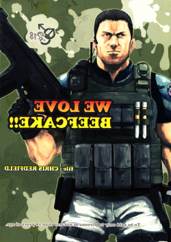 (C86) [Takeo Company (Sakura)] WE LOVE BEEFCAKE!! file:CHRIS REDFIELD (Resident Evil) page 1
