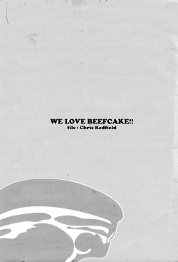 (C86) [Takeo Company (Sakura)] WE LOVE BEEFCAKE!! file:CHRIS REDFIELD (Resident Evil) page 2