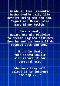[MILF LOVER] S&amp;M (Sayuri &amp; Masaru) Chapter 02 - DigiMOM Cosplay (Digimon) [English] page 2