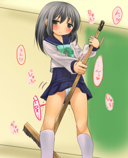 [Pakumi] Souji Dekinakute Omorashi de Yogoshichau Imouto page 2