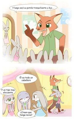 [Howxu] A bunny's Fox (Zootopia)(spanish) page 3