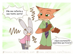 [Howxu] A bunny's Fox (Zootopia)(spanish) page 4