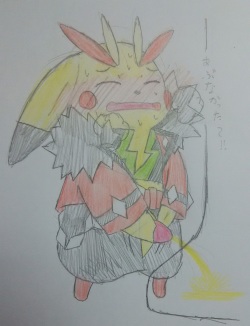 [Enbuoo] おきがえピカチュウの我慢(♂) (Pokémon) page 2