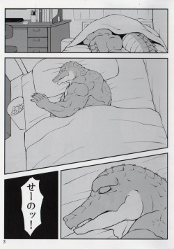 (Kemoket 6) [Nikumaki-Bacon (Nikujuuhachi)] Yumemiru Crocodile page 2