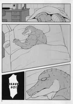 (Kemoket 6) [Nikumaki-Bacon (Nikujuuhachi)] Yumemiru Crocodile | Dreaming Crocodile [English] [N] page 2