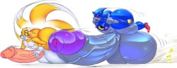 Sexy artwork of Mecha/Metal Sonic