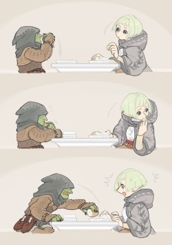 [komeko] Futanari Elf x Hagure Goblin page 5